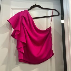One shoulder top